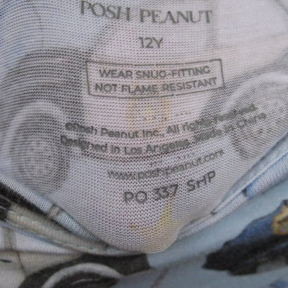 Posh Peanut Hero Law Enforcement K9 Dog Pajamas Two Piece 12
